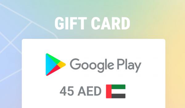 Google Play Gift Card 45 AED