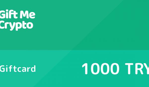 Gift Me Crypto Gift Card 1000 TRY