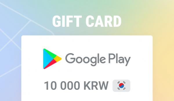 Google Play Gift Card 10 000 KRW