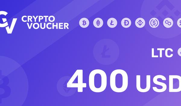 Crypto Voucher LTC 400 USD