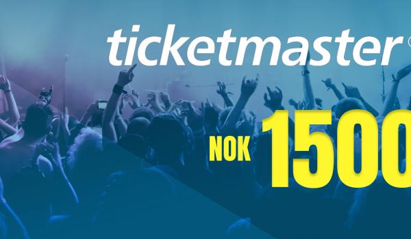 Ticketmaster Gift Card 1500 NOK