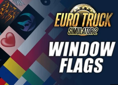 Euro Truck Simulator 2 Window Flags DLC (PC)