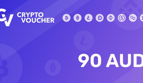 Crypto Voucher Gift Card 90 AUD