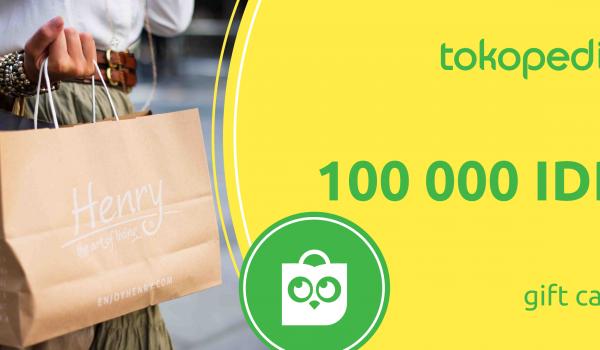 Tokopedia Gift Card 100000 IDR