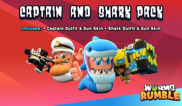 Worms Rumble - Captain & Shark Double Pack (DLC)