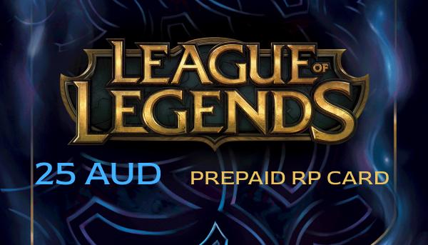 League of Legends Prepaid RP Card 25 AUD