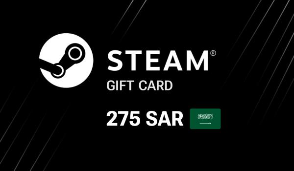 Steam Gift Card 275 SAR