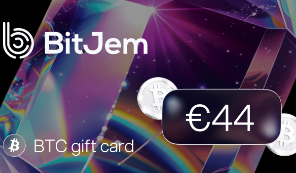BitJem Bitcoin Gift Card 44 EUR