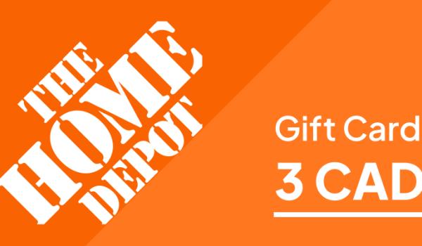 The Home Depot Gift Card 3 USD
