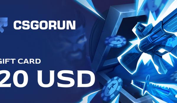 CSGORUN Gift Card 20 USD