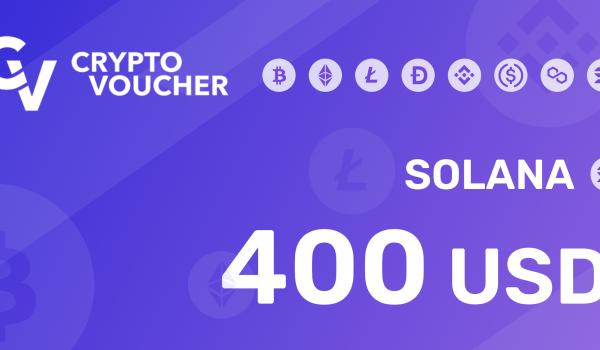 Crypto Voucher Solana 400 USD