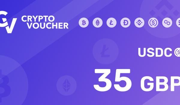 Crypto Voucher USDC 35 GBP