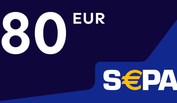 SEPA Gift Card 80 EUR