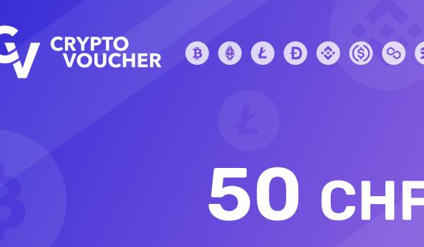 Crypto Voucher Gift Card 50 CHF
