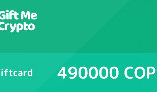 Gift Me Crypto Gift Card 490000 COP