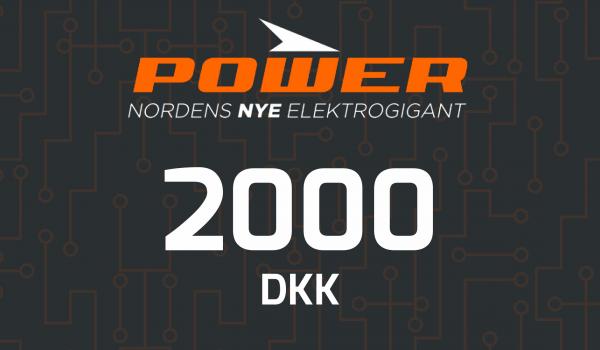 Power Gift Card 2000 DKK