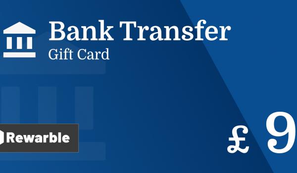 Bank Transfer Gift Card 9 GBP