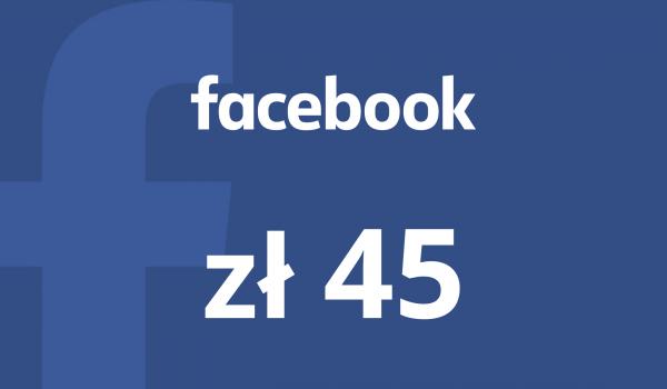 Facebook Gift Card 45 PLN