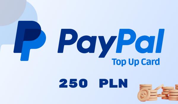 PayPal Wallet Top Up 250 PLN