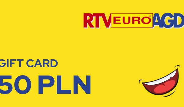 RTV euro AGD Gift Card 50 PLN