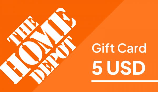 The Home Depot Gift Card 5 USD