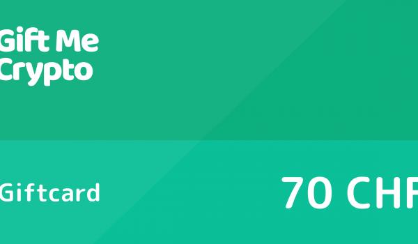 Gift Me Crypto Gift Card 70 CHF