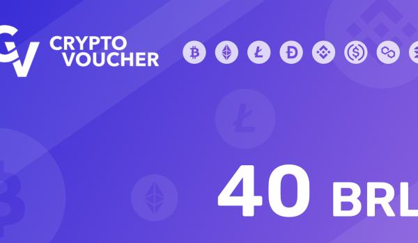 Crypto Voucher Gift Card 40 BRL