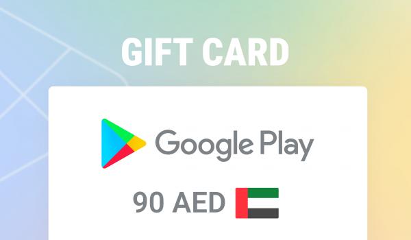Google Play Gift Card 90 AED
