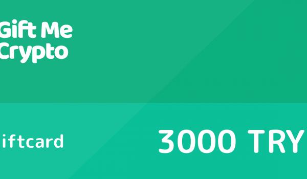 Gift Me Crypto Gift Card 3000 TRY