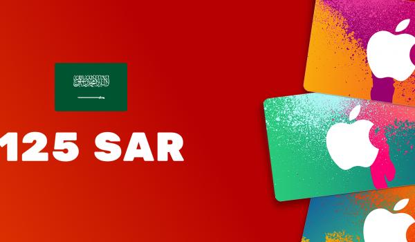 Apple iTunes Gift Card 125 SAR