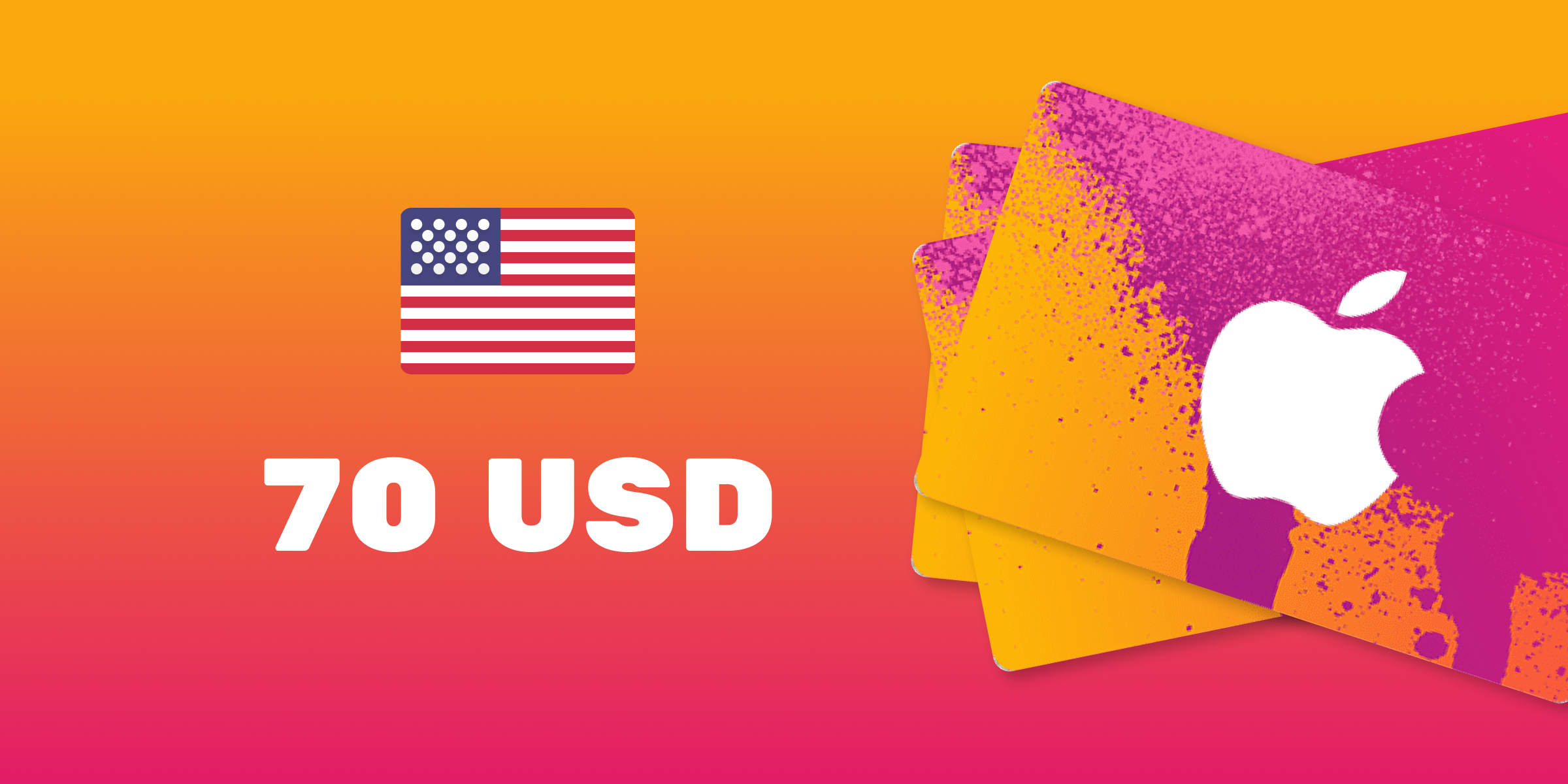 Apple iTunes Gift Card 70 USD