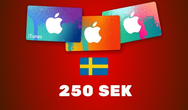 Apple iTunes Gift Card 250 SEK