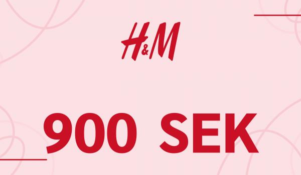 H and M Gift Card 900 SEK