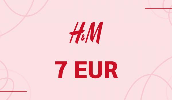 H and M Gift Card 7 EUR