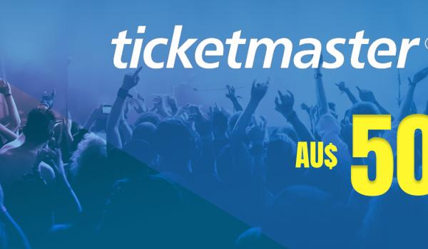 Ticketmaster Gift Card 50 AUD