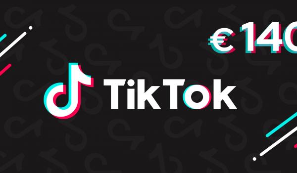 TikTok Gift Card 140 EUR