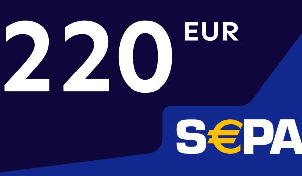 SEPA Gift Card 220 EUR