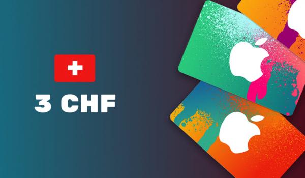 Apple iTunes Gift Card 3 CHF