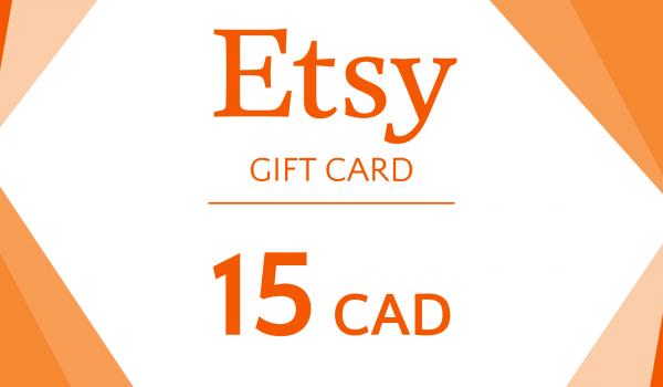 Etsy Gift Card 15 CAD
