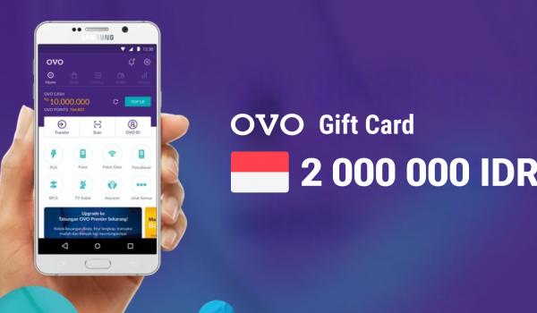 Ovo Cash Gift Card 2000000 IDR