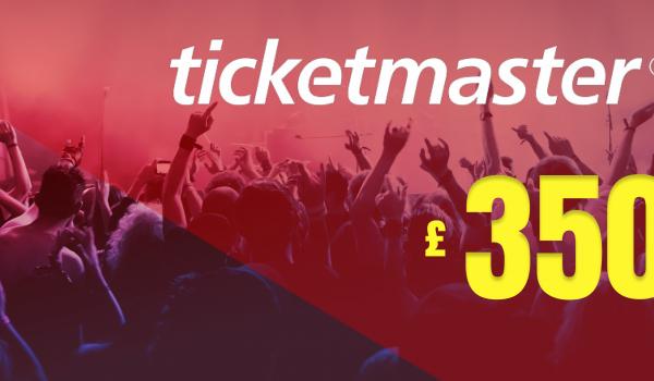 Ticketmaster Gift Card 350 GBP