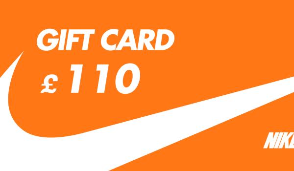 Nike Store Gift Card 110 GBP