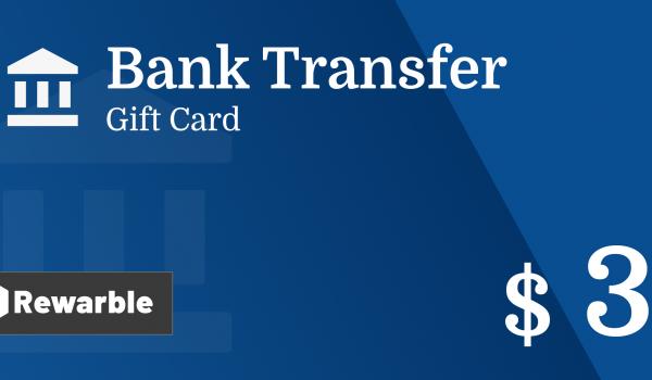 Bank Transfer Gift Card 3 USD