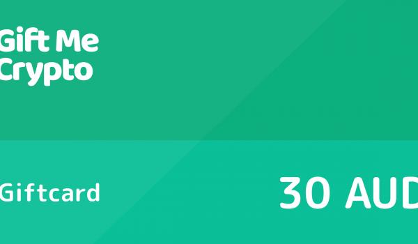Gift Me Crypto Gift Card 30 AUD