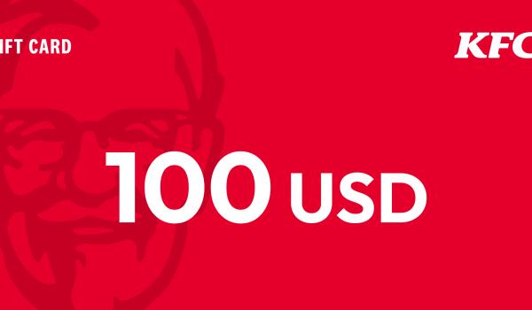 KFC Gift Card 100 USD