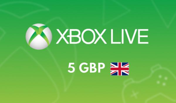 XBOX Live Gift Card 5 GBP