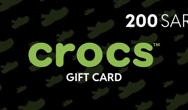 Crocs Gift Card 200 SAR