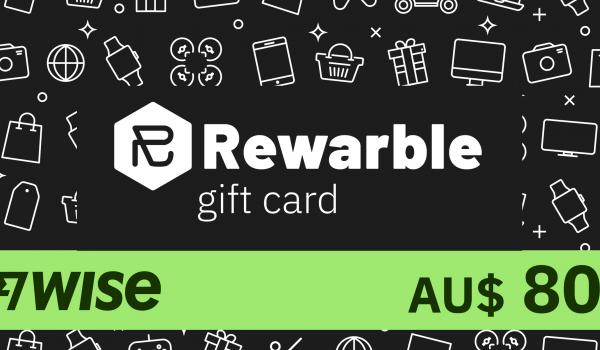 REWARBLE Wise Gift Card 80 AUD