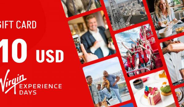 Virgin Experience Days Gift Card 10 USD