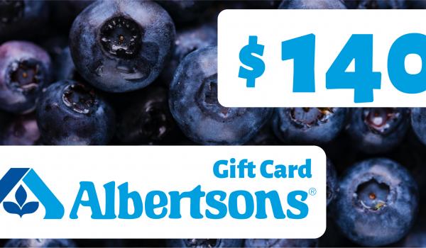 Albertsons Gift Card 140 USD